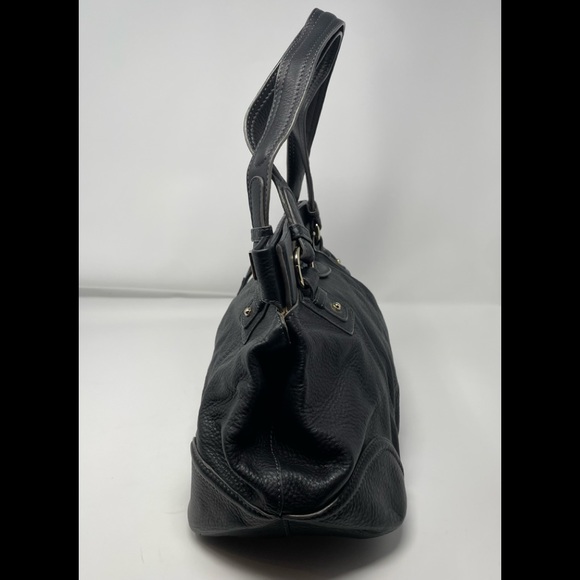 Liz Claiborne Pebbled Leather Satchel🖤 - Picture 6 of 16